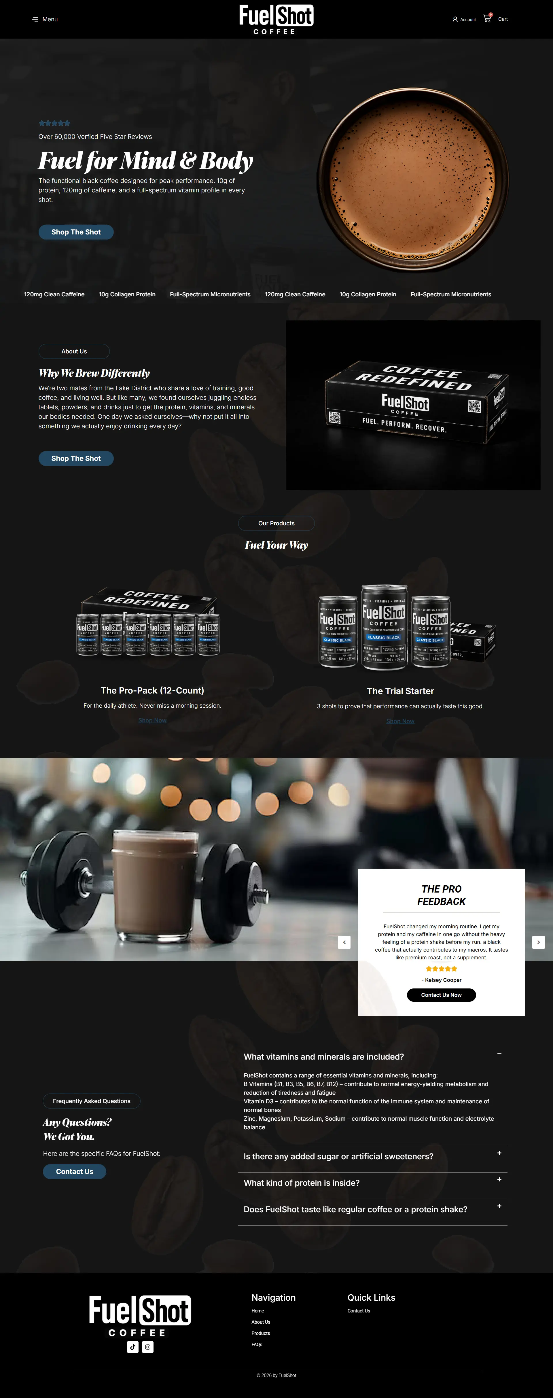 Fuel Shot Coffee